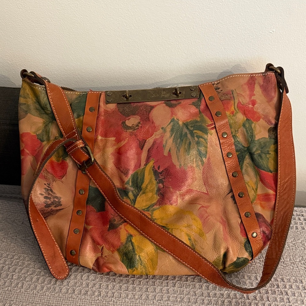Patricia Nash Multicolor Floral Crossbody Bag